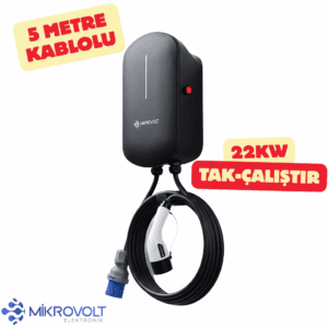 22KW WALLBOX-SİYAH