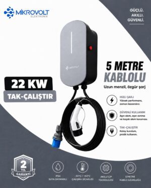 22KW WALLBOX GRİ